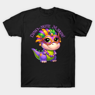 Dino-mite mardi gras T-Shirt